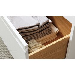 Набор тумбы с раковиной Ikea Angsjon/Backsjon 102x49x71 (Глянцевый Белый/Имитация Черного Мрамора) Thumb