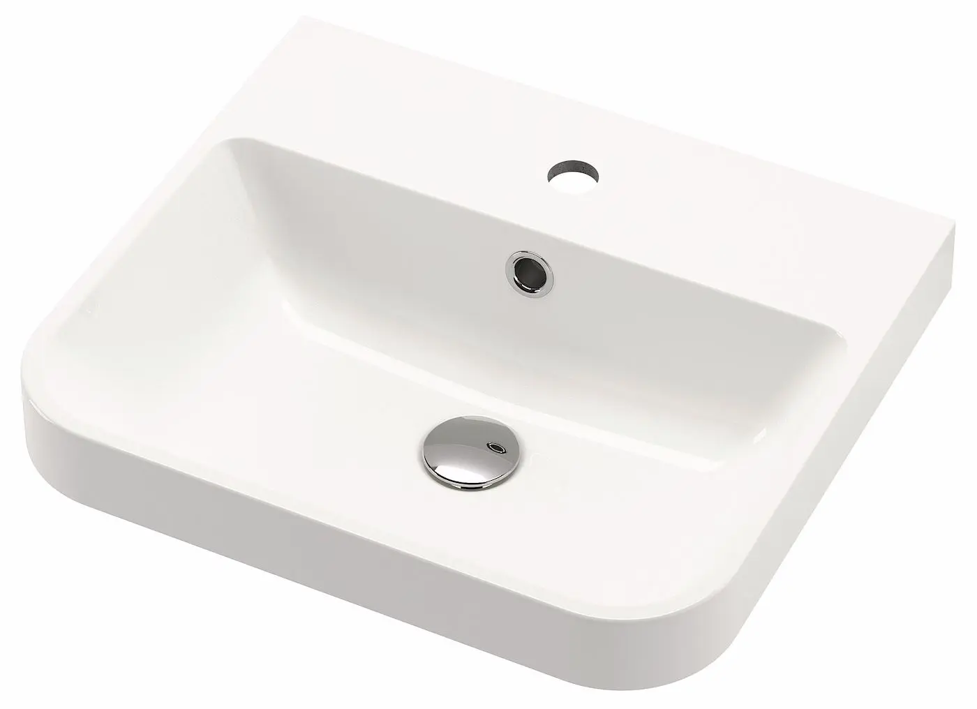 Набор тумбы с раковиной Ikea Angsjon/Backsjon 102x49x71 (Глянцевый Белый/Имитация Ореха) - 3