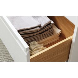 Set tumba cu lavoar Ikea Angsjon/Backsjon 122x49x71 (Alb Lucios/Aspect Piatra) Thumb