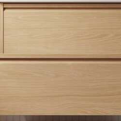 Набор тумбы с раковиной Ikea Angsjon/Backsjon/Brogrund с ящиками 122x49x71 (Под Дуб/Имитация Белого Мрамора) Thumb