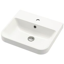 Набор тумбы с раковиной Ikea Angsjon/Backsjon/Brogrund с ящиками 122x49x71 (Под Дуб/Имитация Белого Мрамора) Thumb