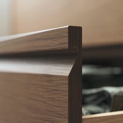 Набор тумбы с раковиной Ikea Angsjon/Backsjon с ящиками 62x49x71 (Имитация Коричневого Дуба/Имитация Камня) Thumb