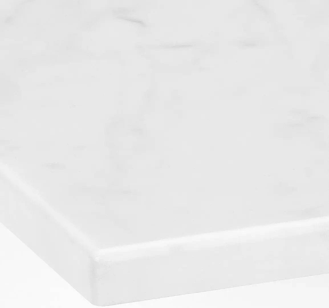 Set tumba cu lavoar Ikea Angsjon/Backsjon cu sertare 82x49x71 (Alb Lucios/Aspect Marmura Alba) - 4