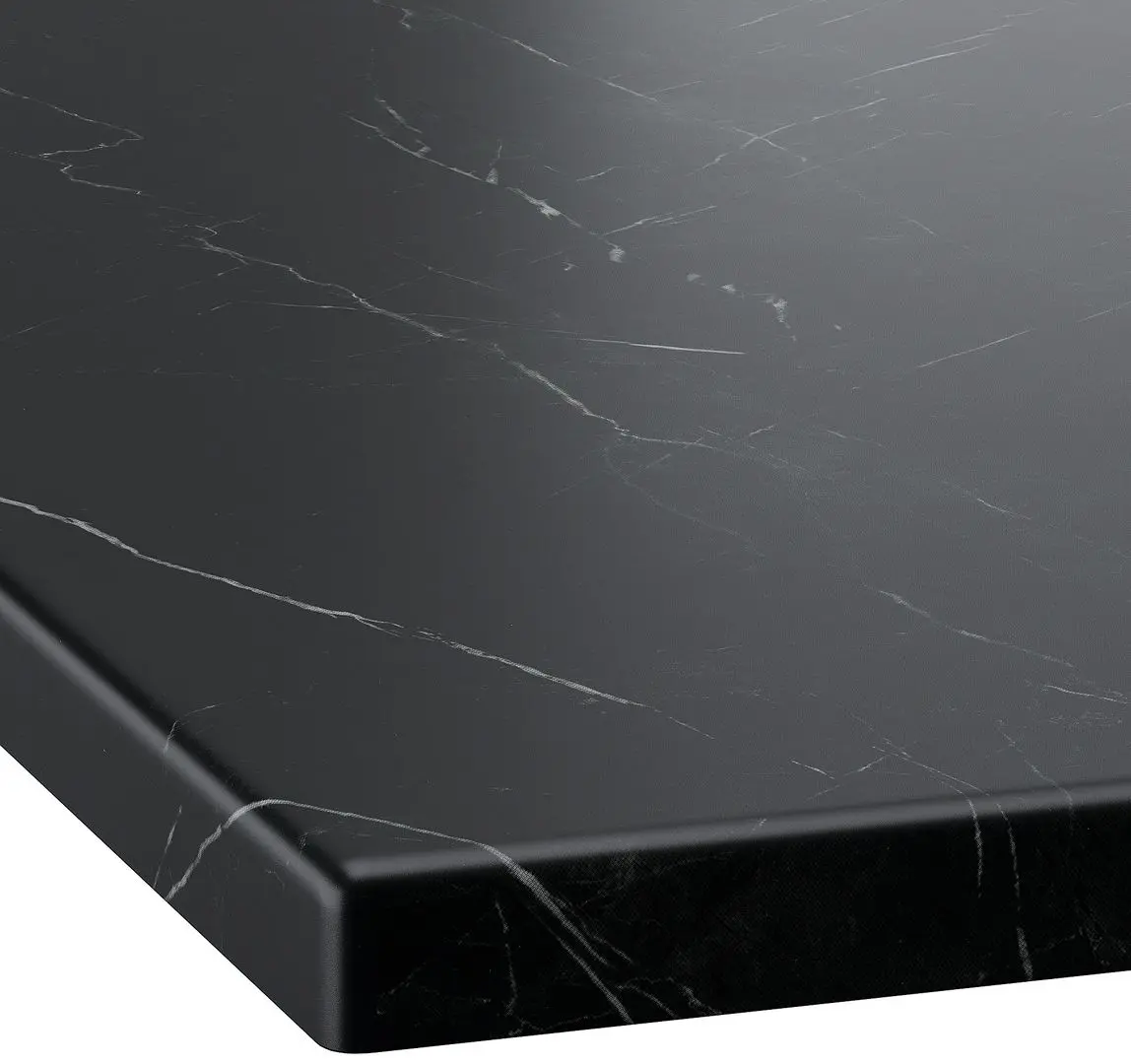 Набор тумбы с раковиной Ikea Angsjon/Backsjon с ящиками 82x49x71 (Имитация Коричневого Дуба/Имитация Черного Мрамора) - 4