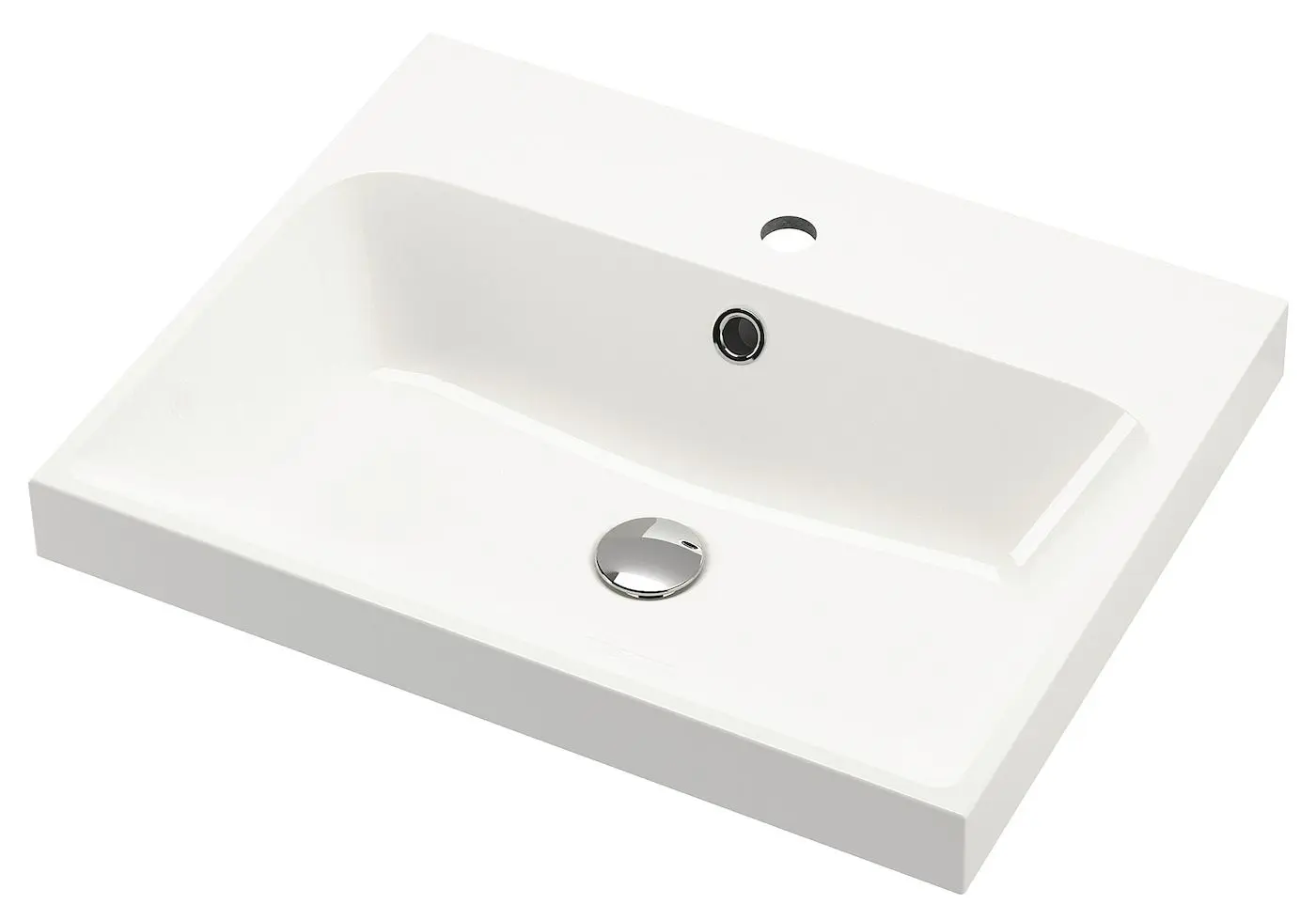 Set tumba cu lavoar Ikea Angsjon/Backsjon cu sertar 60x48x39 (Aspect Stejar) - 4