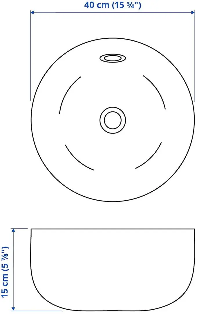 Набор тумбы с раковиной Ikea Angsjon/Kattevik с ящиками 102x49x80 (Имитация Дуба/Имитация Белого Мрамора) - 9