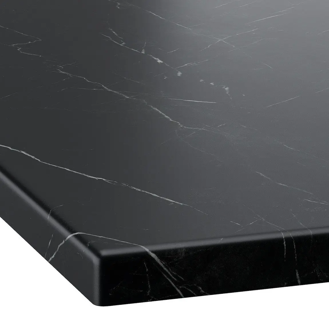 Set tumba cu lavoar Ikea Angsjon/Oxmyren/Brogrund cu sertare 82x49x77 (Alb Lucios/Aspect Marmura Neagra) - 8