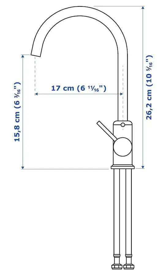 Набор тумбы с мойкой Ikea Enhet 139x63x87 (Антрацит/Белый) - 2