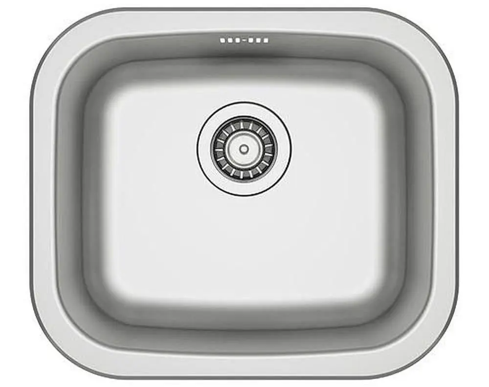 Комплект тумбы с мойкой Ikea Enhet 139x63x87 (Белый/Под Дуб) - 4