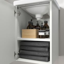 Набор тумбы с раковиной Ikea Enhet/Tvallen 1 дверца/смеситель 44x43x65 (Белый) Thumb