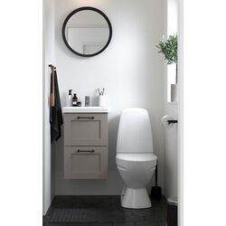 Набор тумбы с раковиной Ikea Enhet/Tvallen 2 ящика/смеситель 44x43x65 (Серый)