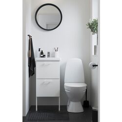 Набор тумбы с раковиной Ikea Enhet/Tvallen 2 ящика/смеситель 44x43x87 (Белый)