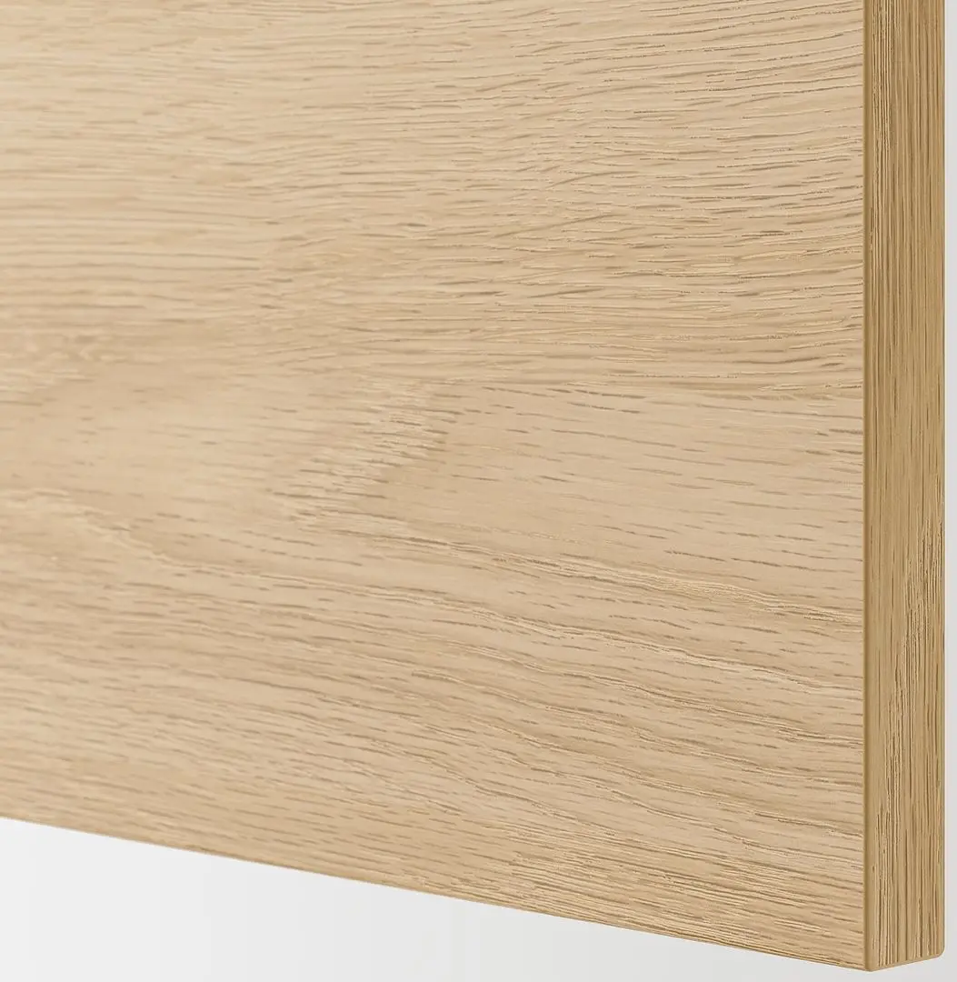 Набор тумбы с раковиной Ikea Enhet/Tvallen с дверцами 64x43x65 (Белый/Имитация Дуба) - 4