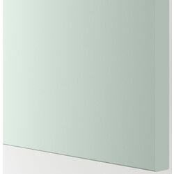 Набор тумбы с раковиной Ikea Enhet/Tvallen с дверцами 64x43x65 (Белый/Светло-Серо-Зеленый) Thumb