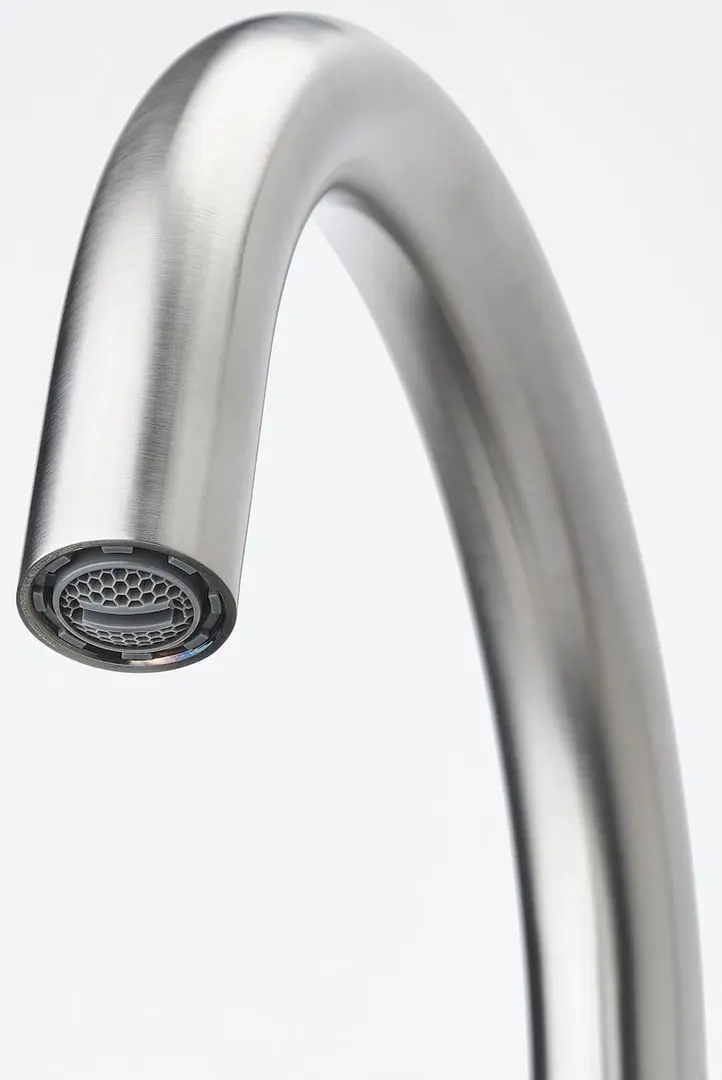 Набор тумбы с раковиной Ikea Enhet/Tvallen с дверцами 64x43x65 (Белый/Светло-Серо-Зеленый) - 7