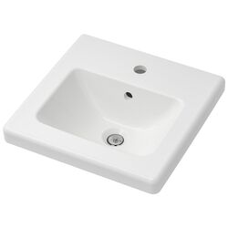 Набор тумбы с раковиной Ikea Enhet/Tvallen с ящиками 44x43x65 (Белый) Thumb