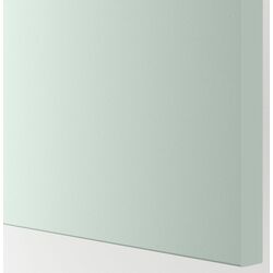 Set tumba cu lavoar Ikea Enhet/Tvallen cu sertare 44x43x65 (Alb/Gri-Verde Deschis) Thumb