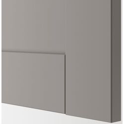 Набор тумбы с раковиной Ikea Enhet/Tvallen с ящиками 44x43x65 (Серый) Thumb