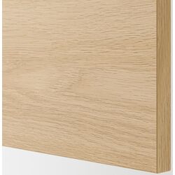 Набор тумбы с раковиной Ikea Enhet/Tvallen с ящиками 64x43x65 (Белый/Имитация Дуба) Thumb