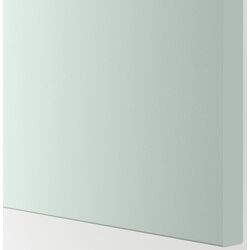 Set tumba cu lavoar Ikea Enhet/Tvallen cu sertare 64x43x65 (Alb/Gri-Verde Deschis) Thumb