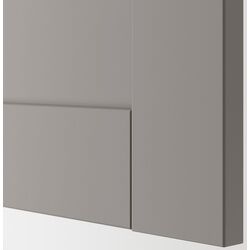 Набор тумбы с раковиной Ikea Enhet/Tvallen с ящиками 64x43x65 (Серый) Thumb