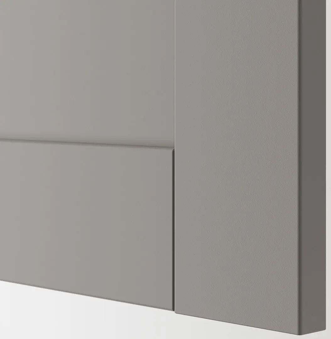 Набор тумбы с раковиной Ikea Enhet/Tvallen с ящиками 64x43x65 (Серый) - 4