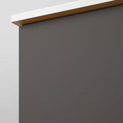 Набор тумбы с раковиной Ikea Godmorgon/Tolken/Horvik раковина 45cm/смеситель 102x49x43 (Гиллбурен Темно-серый/Под Мрамор) Thumb