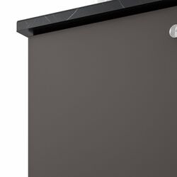 Набор тумбы с раковиной Ikea Godmorgon/Tolken/Horvik раковина/смеситель 62x49x43 (Гилльбурен Темно-серый/Имитация Черного Мрамора/Брогрунд) Thumb