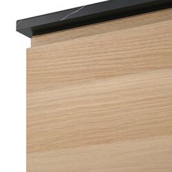 Набор тумбы с раковиной Ikea Godmorgon/Tolken/Horvik раковина/смеситель 82x49x72 (Под Беленый Дуб/Имитация Черного Мрамора/Брогрунд) Thumb