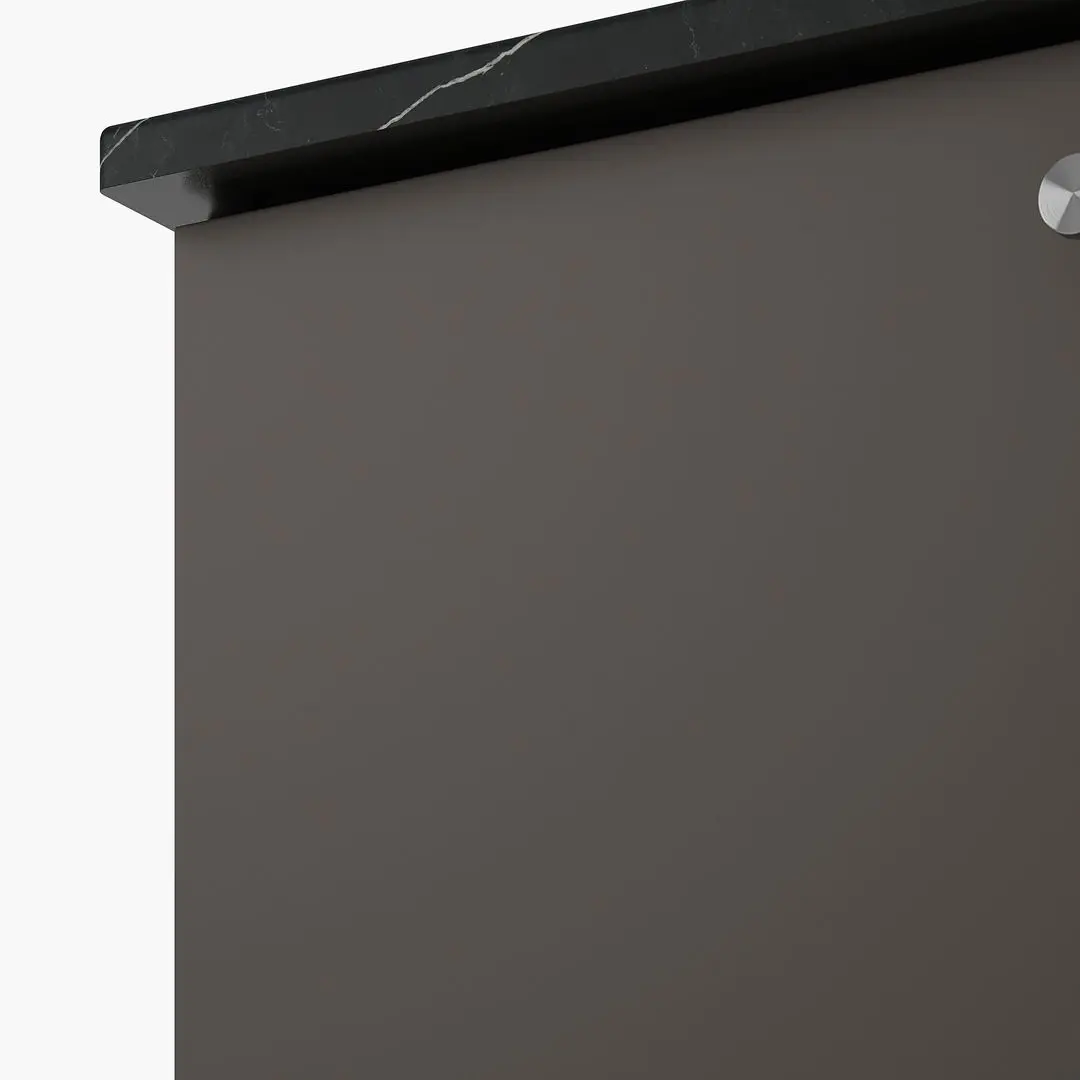 Набор тумбы с раковиной Ikea Godmorgon/Tolken/Oxmyren 82x49x43 (Гилбурен Темно-серый/Имитация Черного Мрамора) - 2