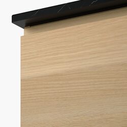 Набор тумбы с раковиной Ikea Godmorgon/Tolken/Oxmyren 82x49x72 (Под Беленый Дуб/Имитация Черного Мрамора) Thumb