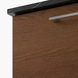 Набор тумбы с раковиной Ikea Godmorgon/Tolken/Oxmyren 82x49x72 (Под Коричневый Мореный Ясень/Имитация Черного Мрамора) Thumb