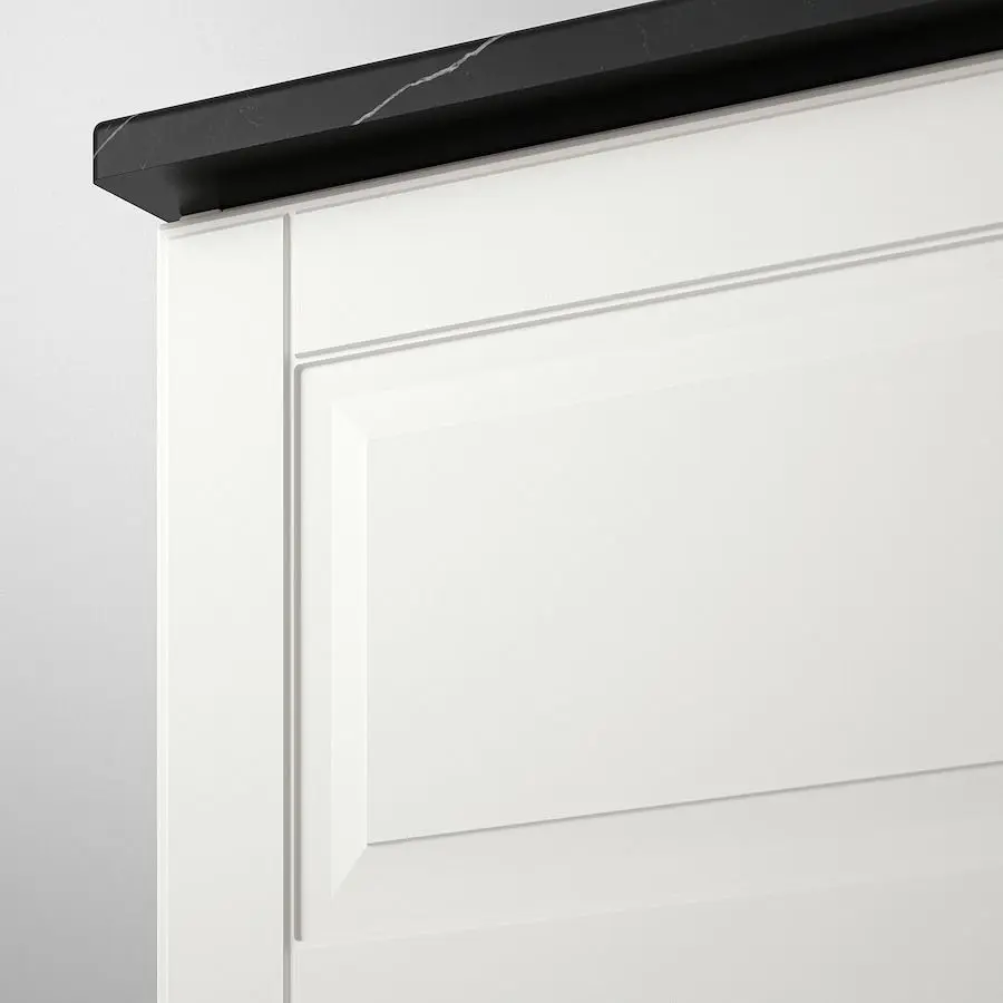Набор тумбы с раковиной Ikea Godmorgon/Tolken/Tornviken раковина 45cm/смеситель 82x49x74 (Кащен Белый/Имитация Черного Мрамора/Хамнскар) - 4