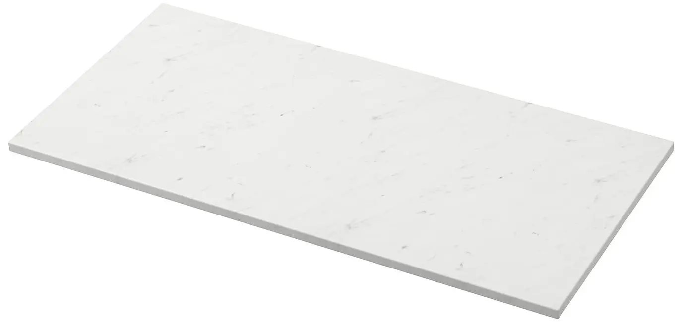 Набор тумбы с раковиной Ikea Havback/Hagaan/Dalskar с ящиками/полками 102x49x71 (Темно-серый/Под Дуб/Имитация Белого Мрамора) - 11