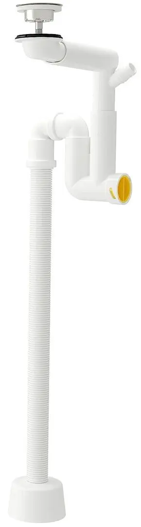 Набор тумбы с раковиной Ikea Havback/Hagaan/Dalskar с ящиками/полками 102x49x71 (Темно-серый/Под Дуб/Имитация Белого Мрамора) - 16