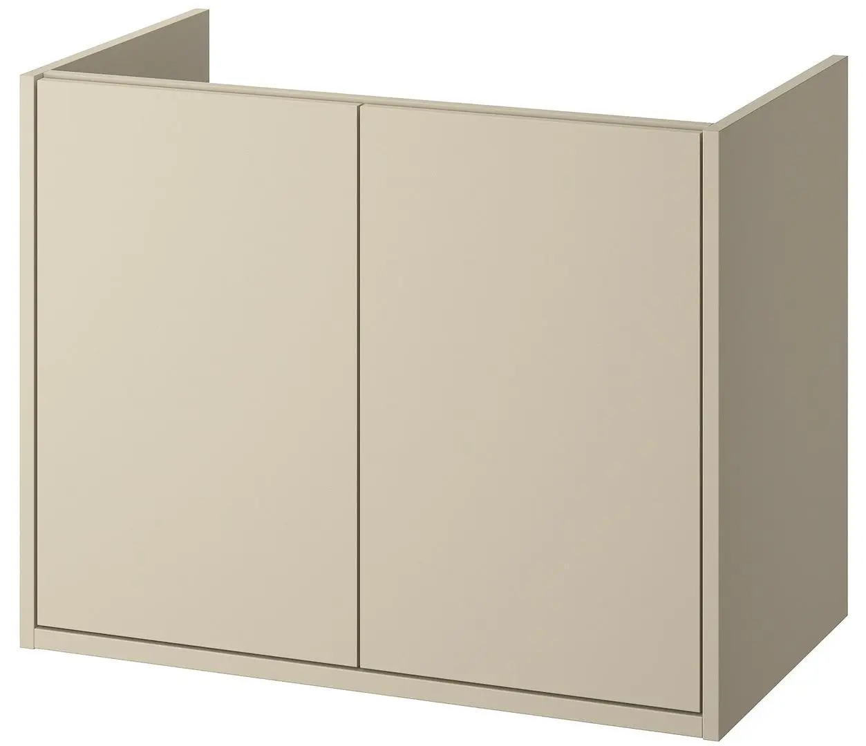 Набор тумбы с раковиной Ikea Havback/Orrsjon/Dalskar с дверцами 82x49x69 (Бежевый) - 3