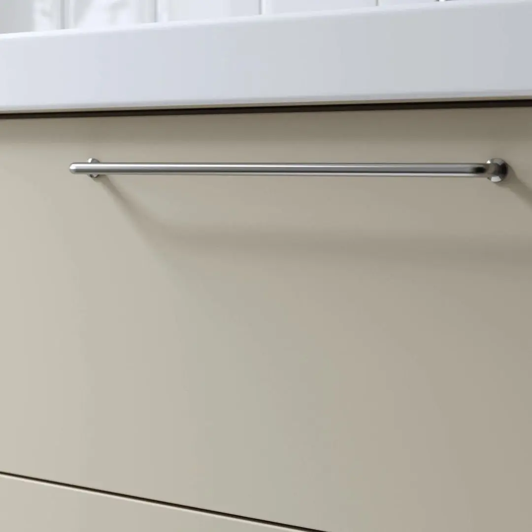 Набор тумбы с раковиной Ikea Havback/Orrsjon/Dalskar с дверцами 82x49x69 (Бежевый) - 5