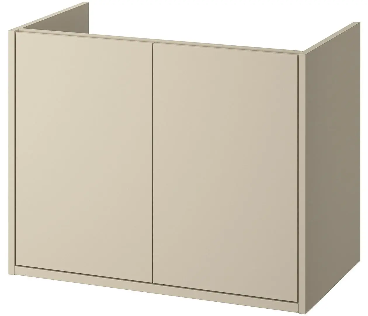 Набор тумбы с раковиной Ikea Havback/Orrsjon/Dalskar с дверцами 82x49x71 (Бежевый) - 4