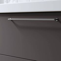 Набор тумбы с раковиной Ikea Havback/Orrsjon/Dalskar с ящиками 102x49x71 (Темно-серый/Бамбук) Thumb