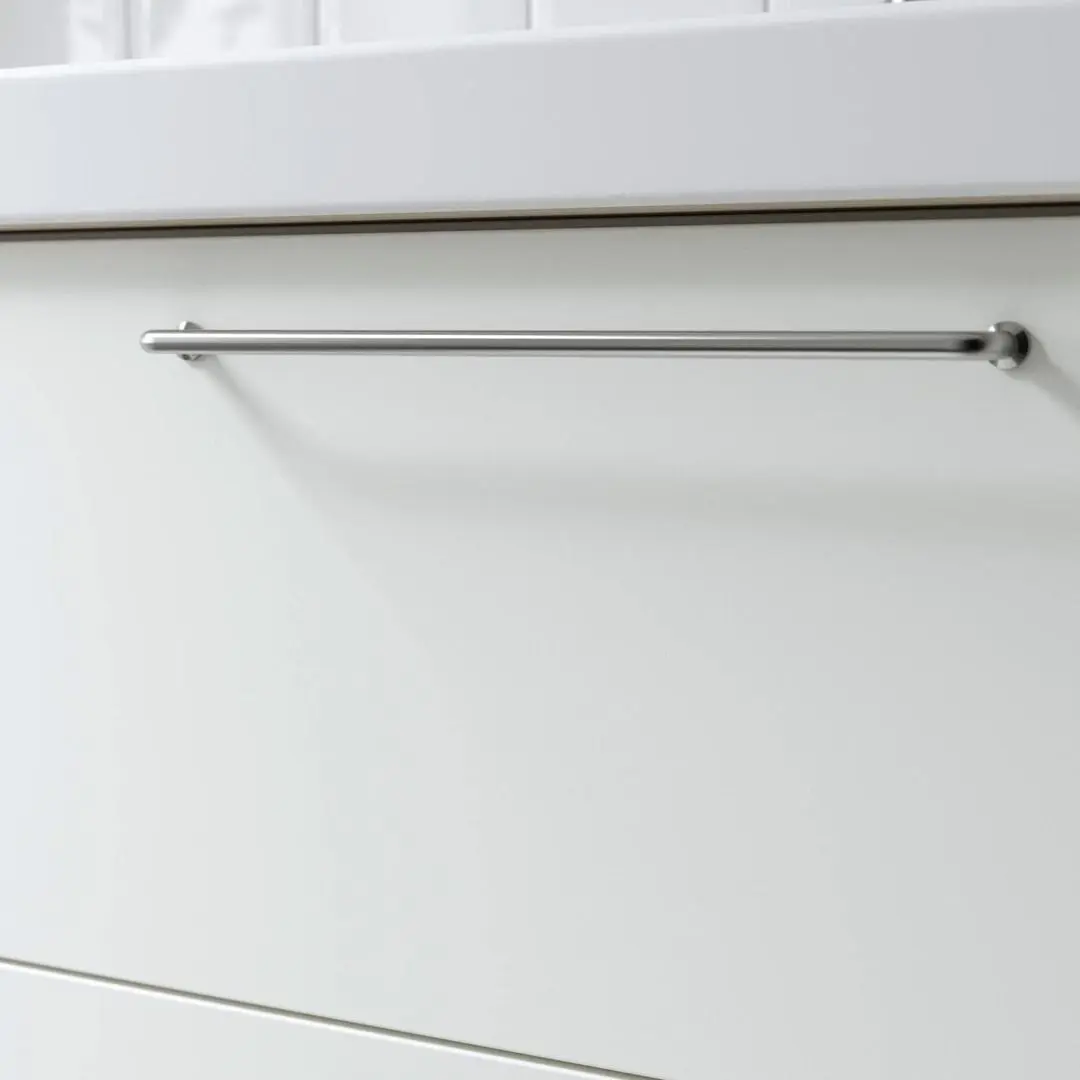 Набор тумбы с раковиной Ikea Havback/Orrsjon/Dalskar с ящиками 122x49x71 (Белый/Имитация Серого Камня) - 9