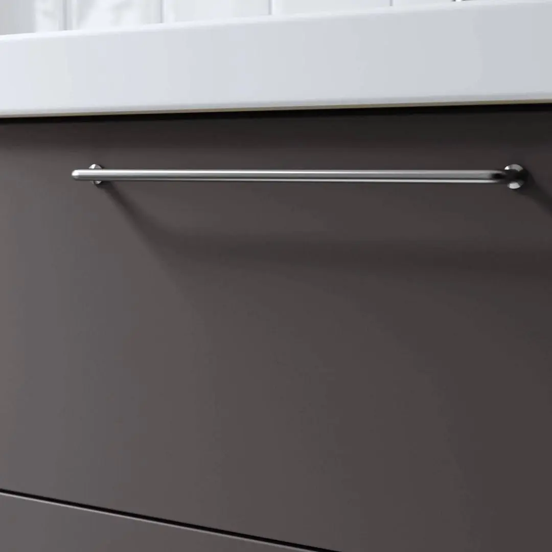 Набор тумбы с раковиной Ikea Havback/Orrsjon/Dalskar с ящиками 82x49x69 (Темно-серый) - 5