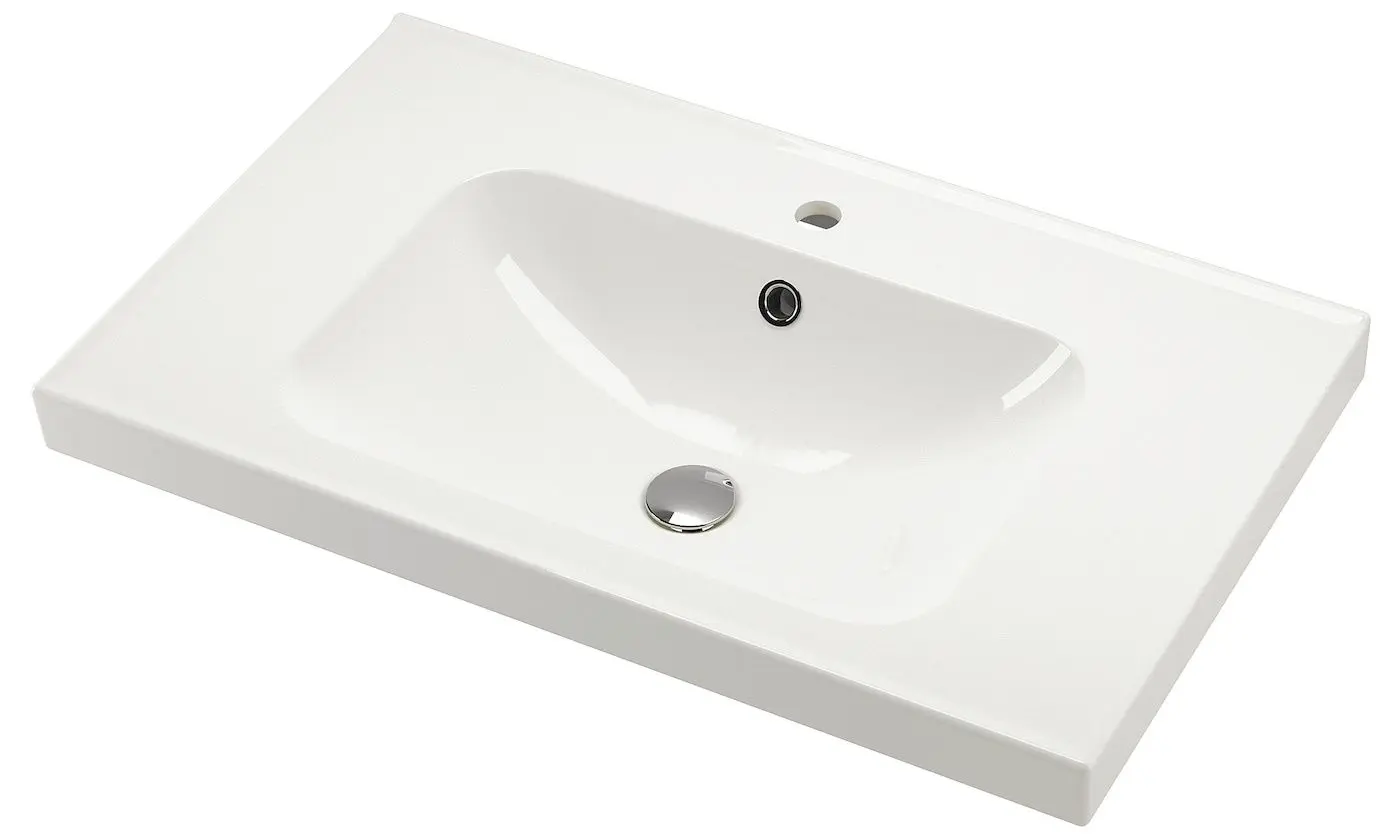 Набор тумбы с раковиной Ikea Havback/Orrsjon/Dalskar с ящиками 82x49x69 (Темно-серый) - 8