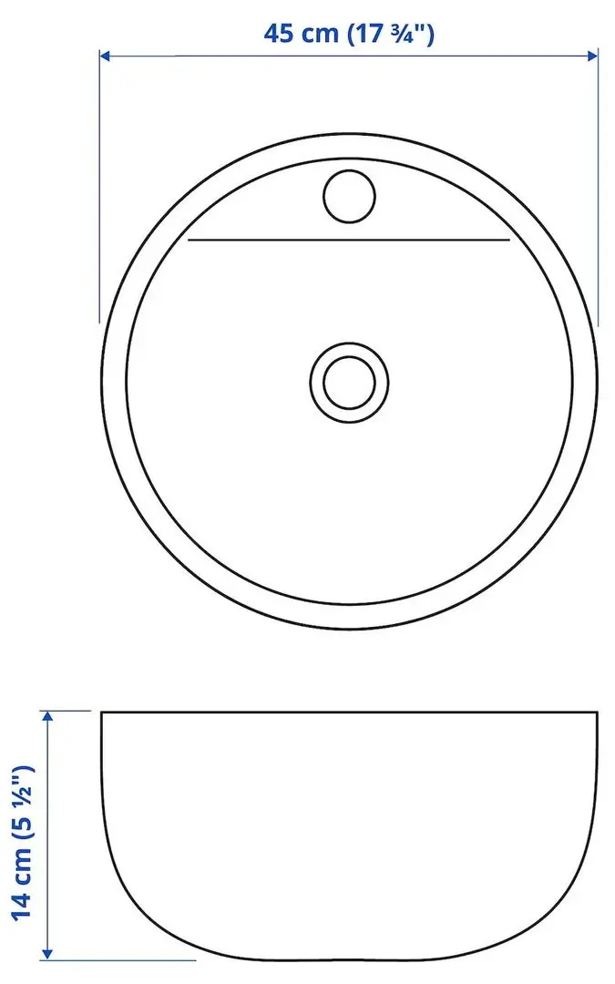 Набор тумбы с раковиной Ikea Havback/Tornviken/Dalskar с ящиками 82x49x79 (Бежевый/Имитация Черного Мрамора) - 7