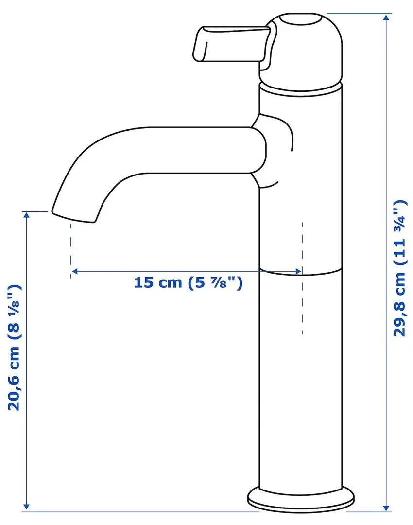 Набор тумбы с раковиной Ikea Hemnes/Kattevik/Voxnan с ящиком/полкой 82x48x91 (Белый) - 7