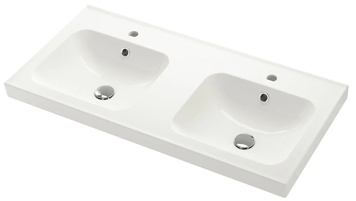 Набор тумбы с раковиной Ikea Hemnes/Orrsjon/Voxnan c ящиками 102x49x89 (Белый) - 7