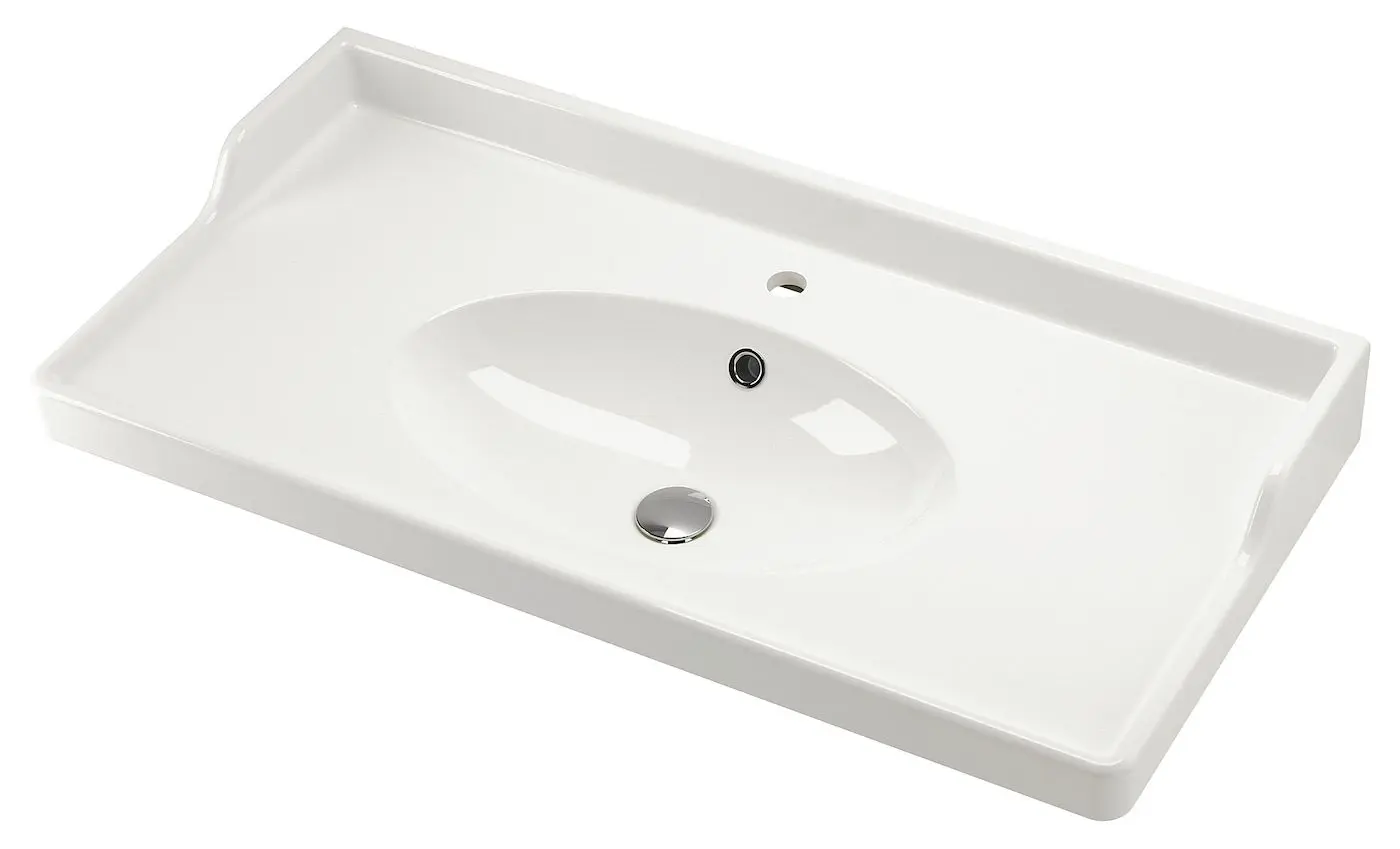 Набор тумбы с раковиной Ikea Hemnes/Rutsjon с ящиками 102x49x95 (Белый) - 5