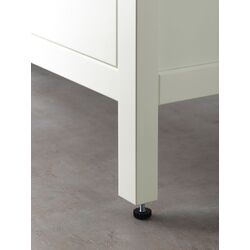 Набор тумбы с раковиной Ikea Hemnes/Rutsjon с ящиками 62x49x95 (Белый/Хром) Thumb