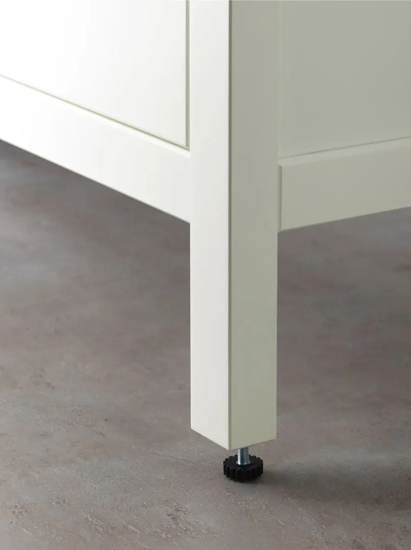 Набор тумбы с раковиной Ikea Hemnes/Rutsjon с ящиками 62x49x95 (Белый/Латунь) - 4