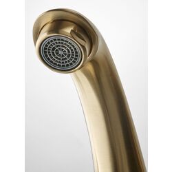 Набор тумбы с раковиной Ikea Hemnes/Rutsjon с ящиками 62x49x95 (Белый/Латунь) Thumb