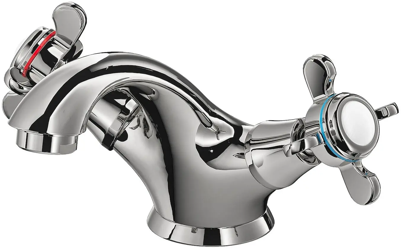 Набор тумбы с раковиной Ikea Hemnes/Rutsjon с ящиками 82x49x95 (Белый/Хром) - 7